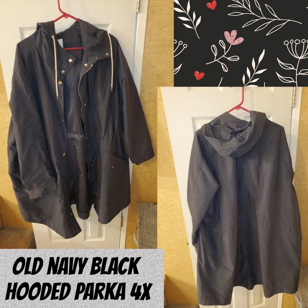 Parka with hood old navy 4x